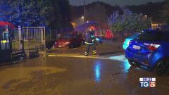 Nubifragio su Varese travolte auto in sosta