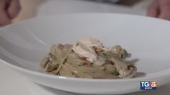 Spaghetti alle ostriche e alle arachidi