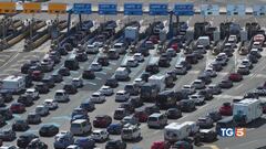 Tutti nelle auto verso le vacanze