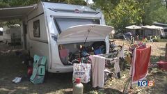 Vita da camper in fuga dall'afa