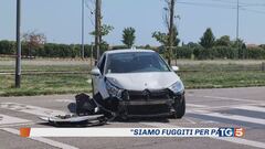 La fuga per paura, poi in giro per negozi