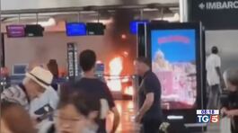 Paura a Malpensa rogo al check in thumbnail