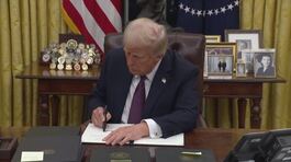 Trump firma, è guerra dei dazi thumbnail