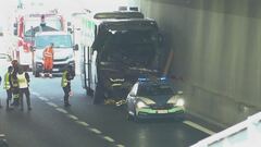 In un video lo schianto del bus