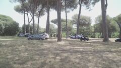 Villa Pamphili, killer in fuga