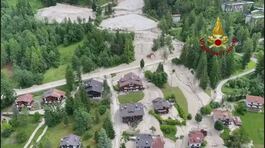 Maltempo, frane e paura in Cadore thumbnail