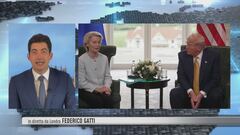 Dazi, Trump-Von der Leyen in Scozia