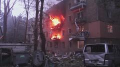 Kiev sotto attacco dei droni russi