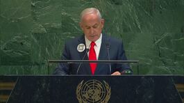 Netanyahu all'Onu tra i fischi thumbnail