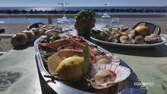 Uno chef in spiaggia
