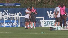 Il Napoli a Dimaro