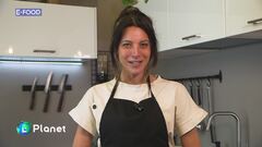 E-Food: risoni con broccolo romanesco, panna acida e pistacchi