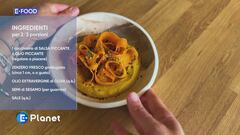 E food - Hummus piccante di ceci e carote