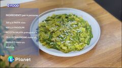 Pasta mista con crema di fagiolini