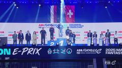 Il podio del Round 16 a Londra