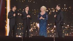 Il Volo e il viaggio nel tempo con Antonella Clerici Il Volo e il viaggio nel tempo con Antonella Clerici