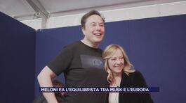 Giorgia Meloni fa l'equilibrista tra Musk e l'Europa thumbnail