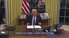 Migranti in catene: il pugno duro di Trump thumbnail