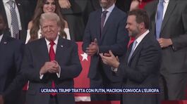 Ucraina: Trump tratta con Putin, Macron convoca l'Europa thumbnail