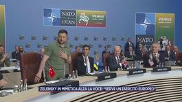 Zelensky in mimetica alza la voce: "Serve un esercito europeo" thumbnail