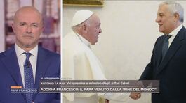 Il Ministro degli Affari Esteri Antonio Tajani ricorda Papa Francesco thumbnail