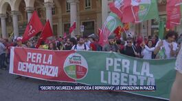 "Decreto sicurezza liberticida e repressivo": le opposizioni in piazza thumbnail