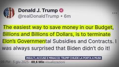 Insulti, accuse e minacce: Trump chiude la porta a Musk