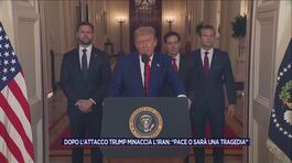 Dopo l'attacco Trump minaccia l'Iran: "Pace o sarà una tragedia" thumbnail