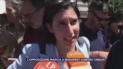 L'opposizione marcia a Budapest contro Orban