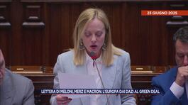 Lettera di Meloni, Merz e Macron: l'Europa dai dazi al green deal thumbnail
