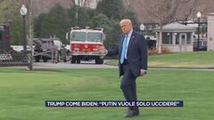 Trump come Biden: "Putin vuole solo uccidere"