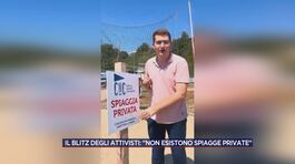 Il blitz degli attivisti: "Non esistono spiagge private" thumbnail
