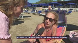 Addio estate: italiani in spiaggia con la mente al caro autunno thumbnail