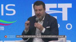 Salvini: "Coi suoi modi Trump ci sta portando la pace" thumbnail