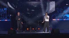 Gigi D'Alessio e Rosario Miraggio in "Prendere o lasciare" Gigi D'Alessio e Rosario Miraggio in "Prendere o lasciare"