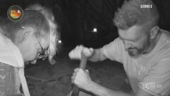 Omar Fantini e Patrizia Rossetti porzionano la barbabietola