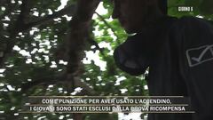 Samuele Bragelli parla della punizione ricevuta dallo Spirito dell'Isola