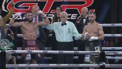 Akrem Aouina alza la cintura silver WBC Welte