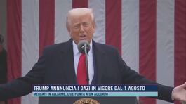 Trump annuncia i dazi in vigore dal 1 agosto thumbnail