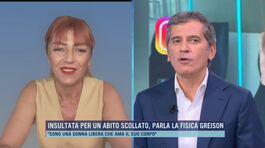 Insultata per un abito scollato, parla la fisica Greison thumbnail