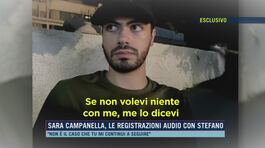 Sara Campanella, le registrazioni audio con Stefano thumbnail