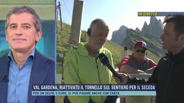 Val Gardena, riattivato il tornello sul sentiero per il Seceda thumbnail