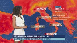 Le previsioni meteo per il week end thumbnail