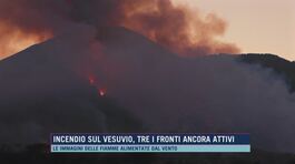 Incendio sul Vesuvio, tre i fronti ancora attivi thumbnail