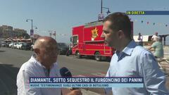 Diamante, sotto sequestro il furgoncino dei panini