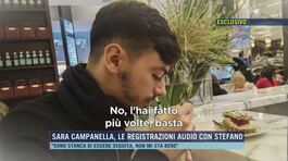 Sara Campanella, le registrazioni audio con Stefano thumbnail