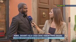 Roma, davanti alla casa dove viveva Pippo Baudo thumbnail