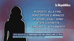 Sito sessista, il tariffario per far cancellare le foto