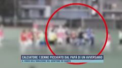 Calciatore 13enne picchiato dal papà di un avversario