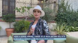 Addio a Giorgio Armani, l'amore della musa Antonia Dell'Atte thumbnail